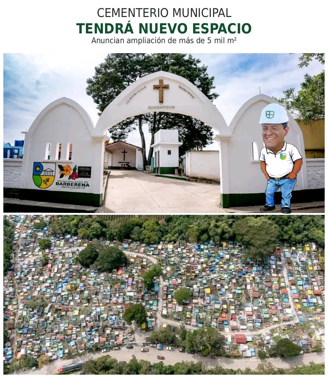 ANUNCIAN AMPLIACIÓN DEL CEMENTERIO MUNICIPAL